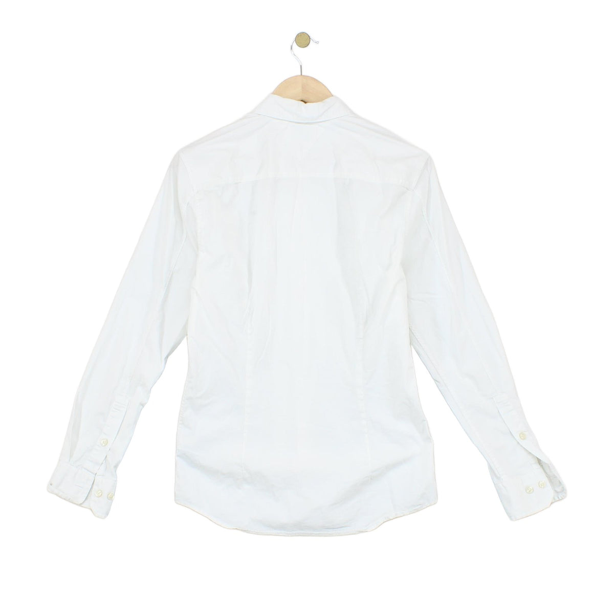 Mens Shirt Slim Fit Stretch Long Sleeve Collared