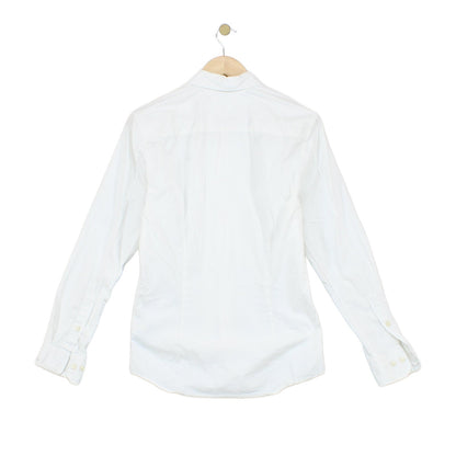 Mens Shirt Slim Fit Stretch Long Sleeve Collared