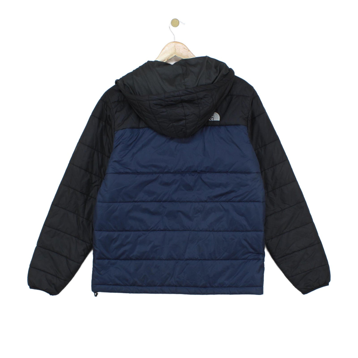 Mens Quilted Jacket Insulated Hooded Outdoor