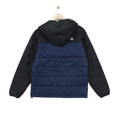 Mens Quilted Jacket Insulated Hooded Outdoor