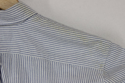 Womens Striped Shirt Button Down