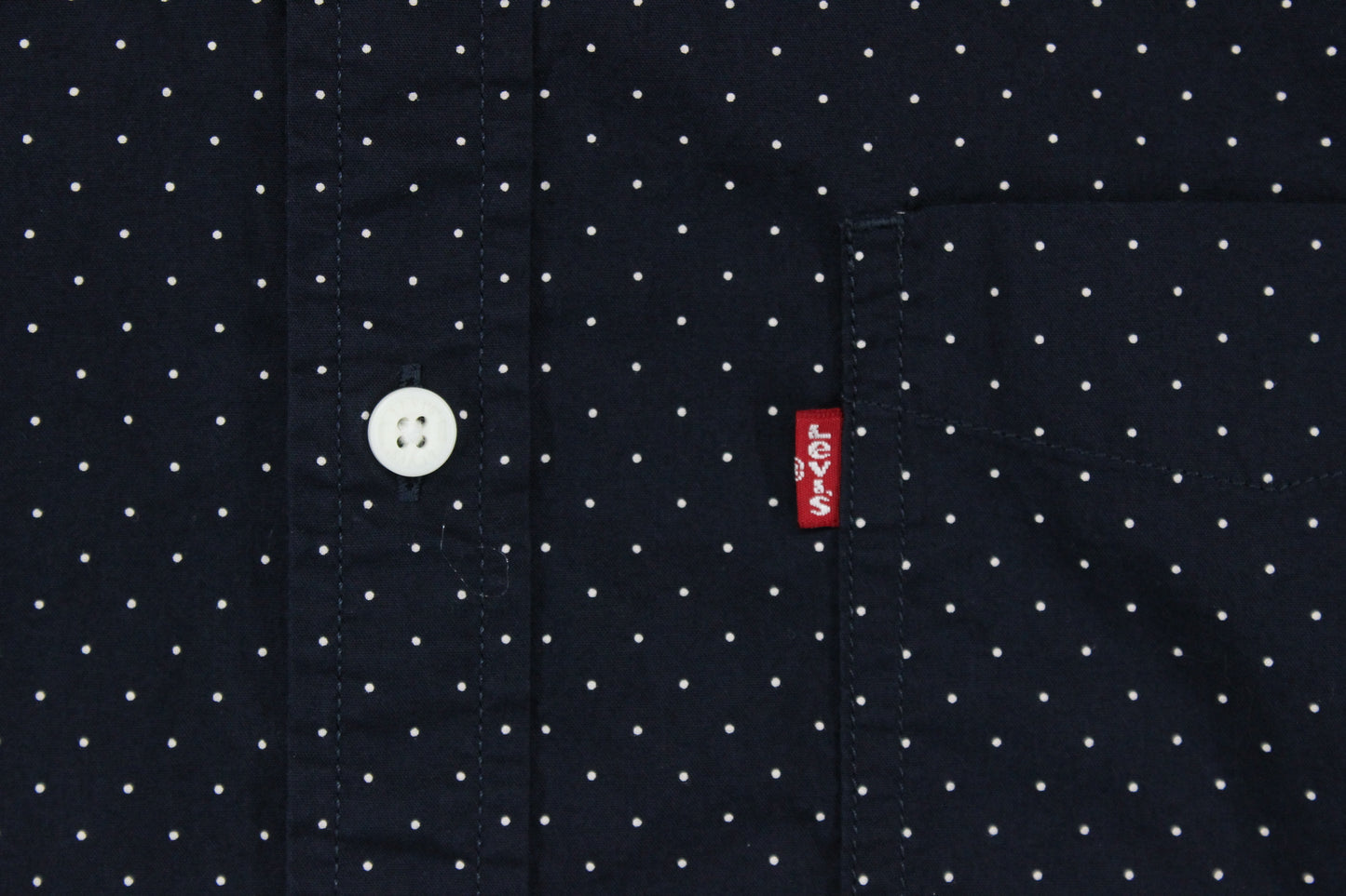 Mens Polka Dot Shirt Short Sleeve Button Up