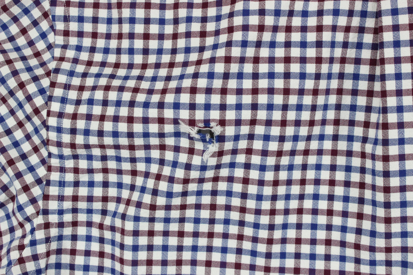 Mens Plaid Shirt Stretch Slim Fit Button Down