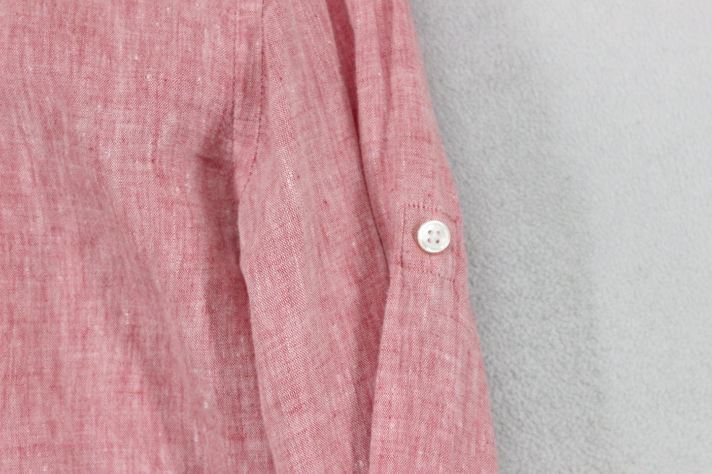 Mens Linen Shirt Long Sleeve Button Up