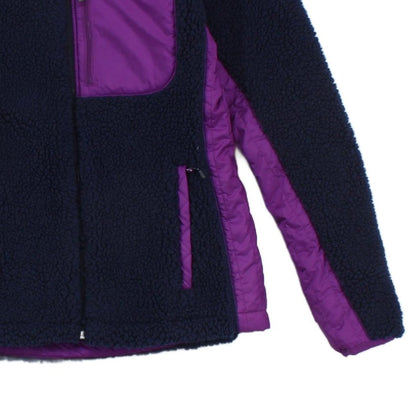 Womens Sherpa Fleece Jacket Full Zip Thermal Outdoor