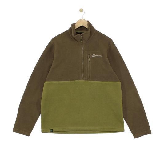 Mens 1/4 Zip Fleece Outdoor Hiking
