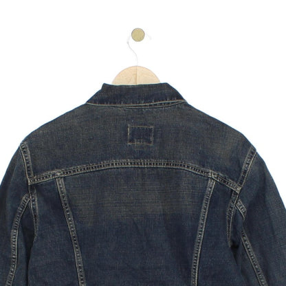 Mens Denim Jacket Button Up Classic Slim Fit