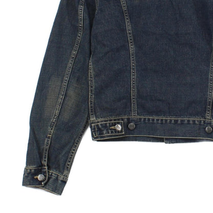 Mens Denim Jacket Button Up Classic Slim Fit