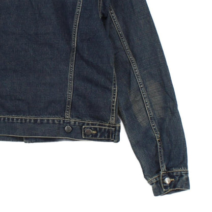 Mens Denim Jacket Button Up Classic Slim Fit