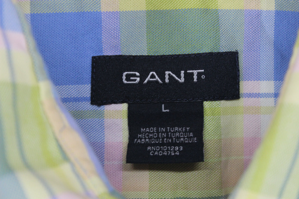 Mens Plaid Shirt Long Sleeve Button Up