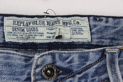 Mens Anbass Jeans Tapered Distressed