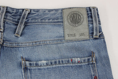 Mens Anbass Jeans Tapered Distressed
