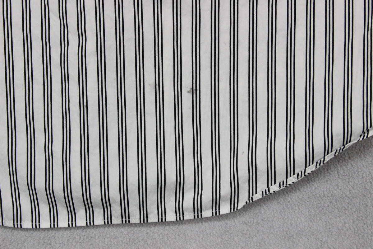 Mens Striped Shirt Slim Fit Long Sleeve
