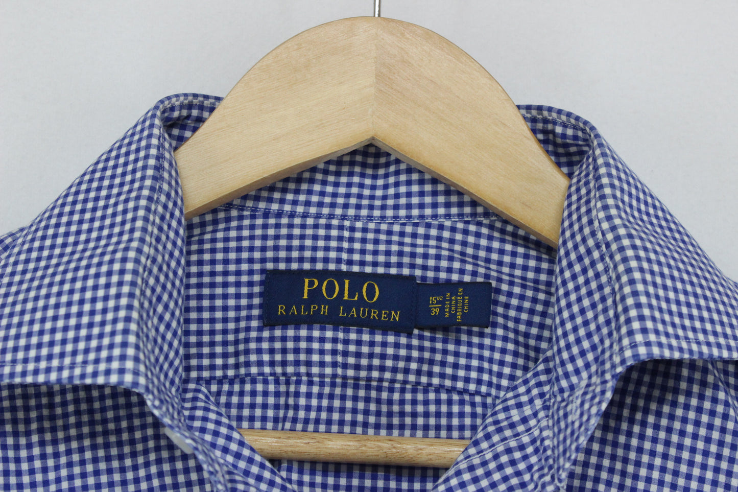 Mens Check Shirt Gingham Long Sleeve Button Up