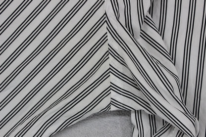 Mens Striped Shirt Slim Fit Long Sleeve