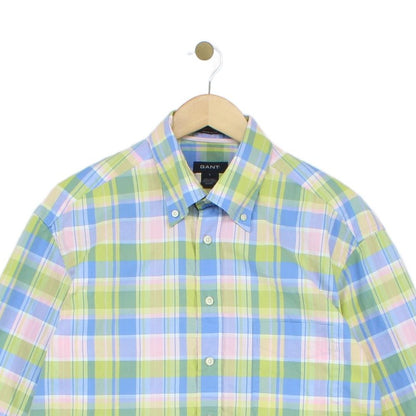 Mens Plaid Shirt Long Sleeve Button Up