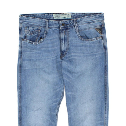 Mens Anbass Jeans Tapered Distressed