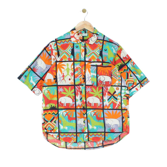 Mens Patterned Shirt Made In Italy