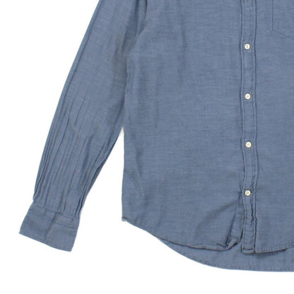 Mens Shirt Button Down Long Sleeve Pocket