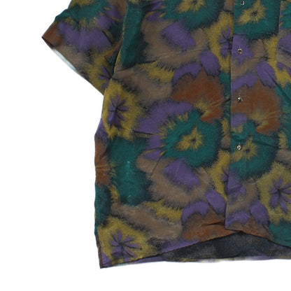 Mens Abstract Shirt Short Sleeve