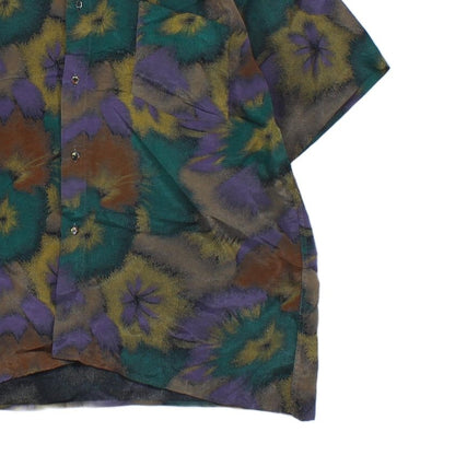Mens Abstract Shirt Short Sleeve