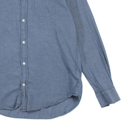 Mens Shirt Button Down Long Sleeve Pocket