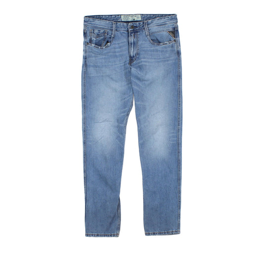 Mens Anbass Jeans Tapered Distressed