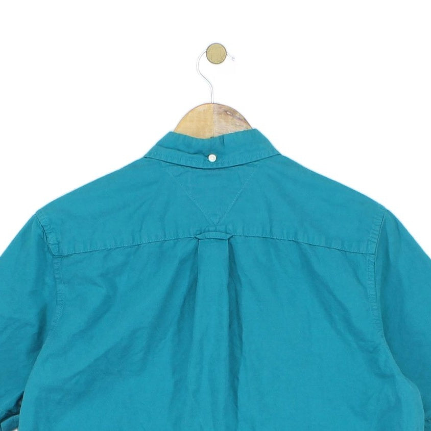 Mens Shirt Button Up Short Sleeve Classic