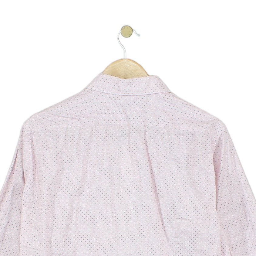 Mens Shirt Regular Fit Stretch Long Sleeve