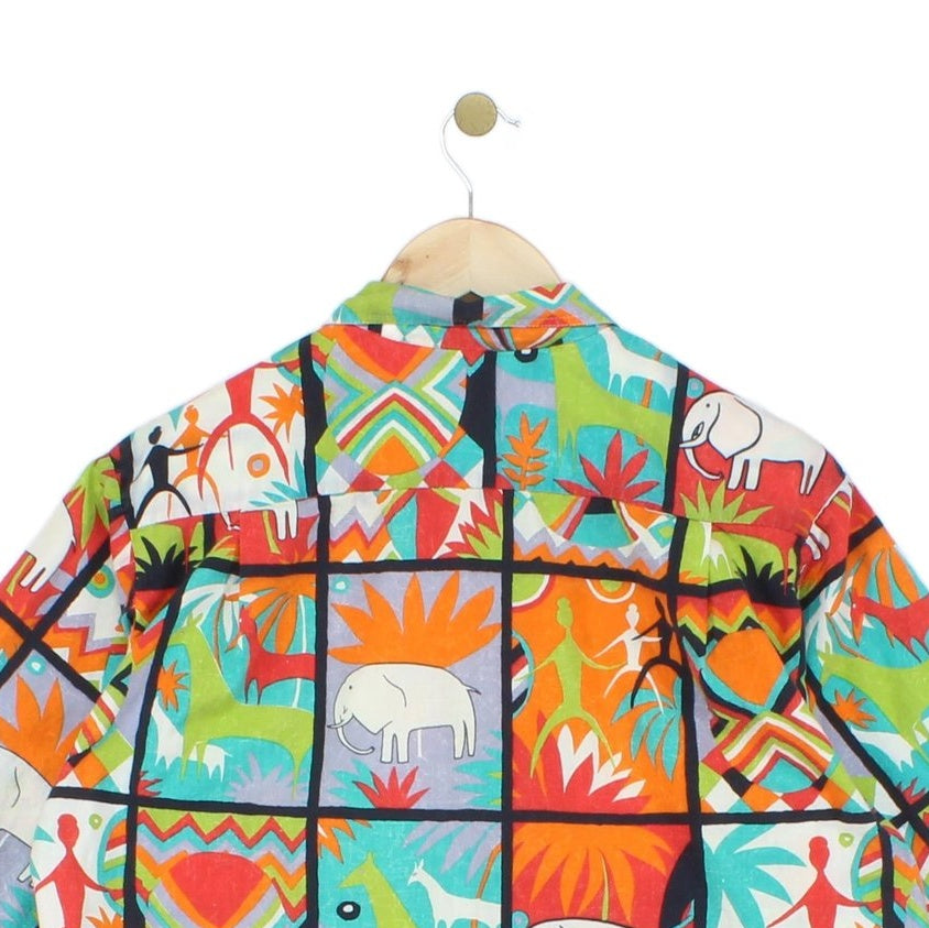 Mens Patterned Shirt Made In Italy