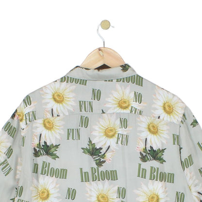 Mens Viscose Floral Shirt Short Sleeve Printed