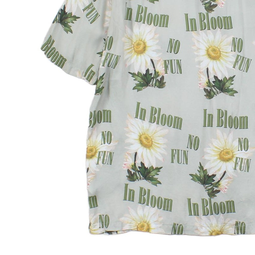 Mens Viscose Floral Shirt Short Sleeve Printed