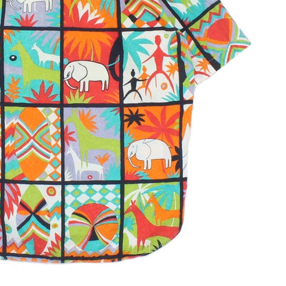 Mens Patterned Shirt Made In Italy
