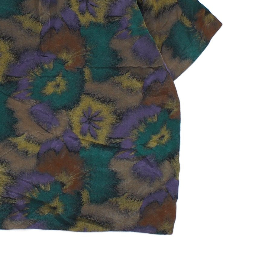 Mens Abstract Shirt Short Sleeve