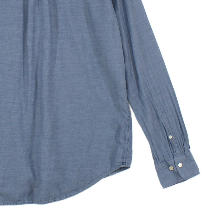 Mens Shirt Button Down Long Sleeve Pocket