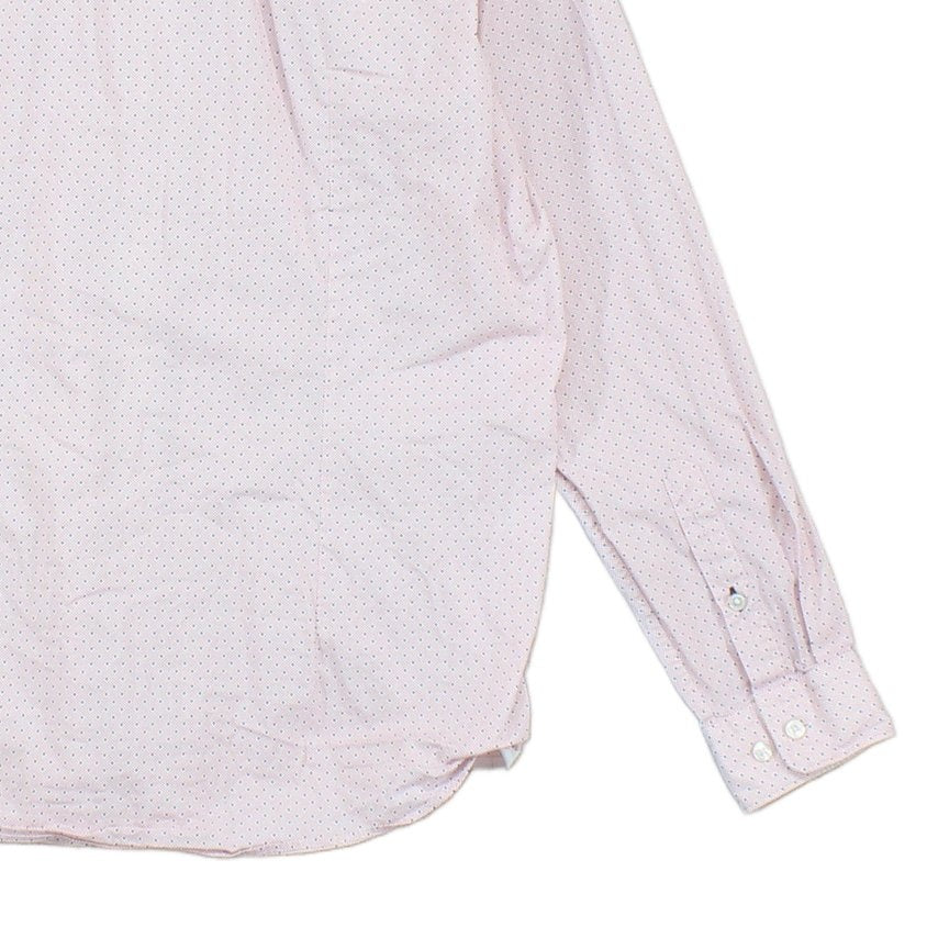 Mens Shirt Regular Fit Stretch Long Sleeve
