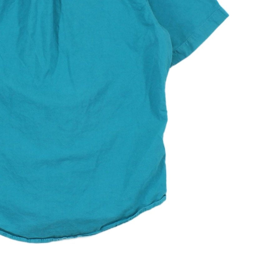 Mens Shirt Button Up Short Sleeve Classic