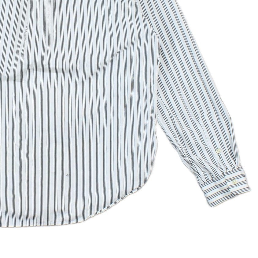 Mens Striped Shirt Slim Fit Long Sleeve
