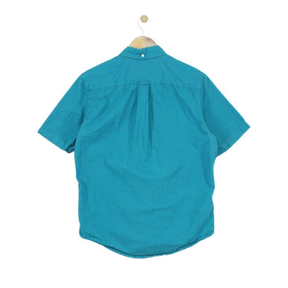 Mens Shirt Button Up Short Sleeve Classic