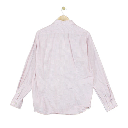 Mens Shirt Regular Fit Stretch Long Sleeve