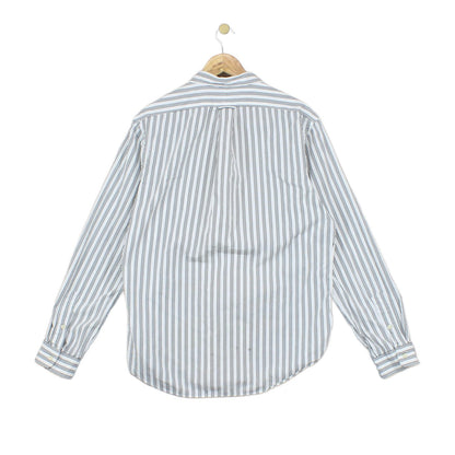 Mens Striped Shirt Slim Fit Long Sleeve