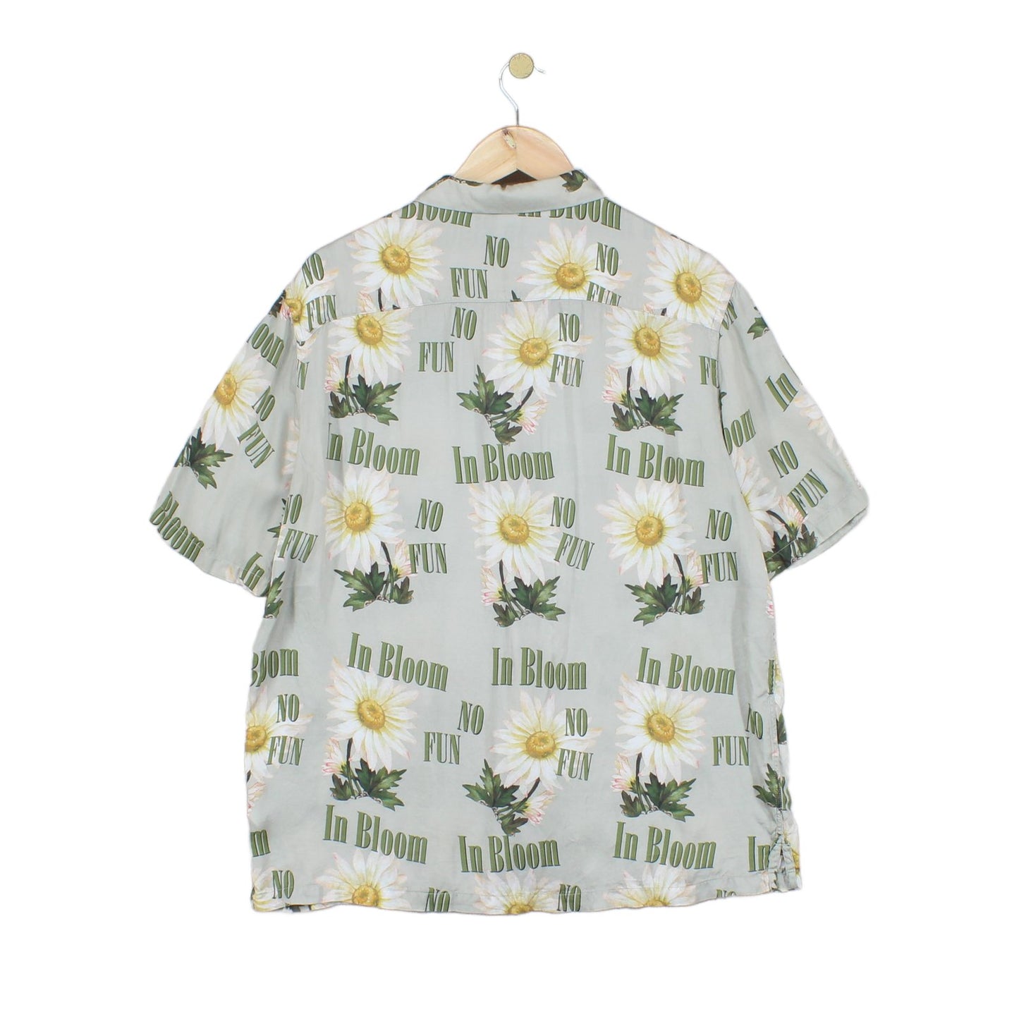 Mens Viscose Floral Shirt Short Sleeve Printed