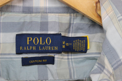 Mens Plaid Shirt Custom Fit Long Sleeve Casual