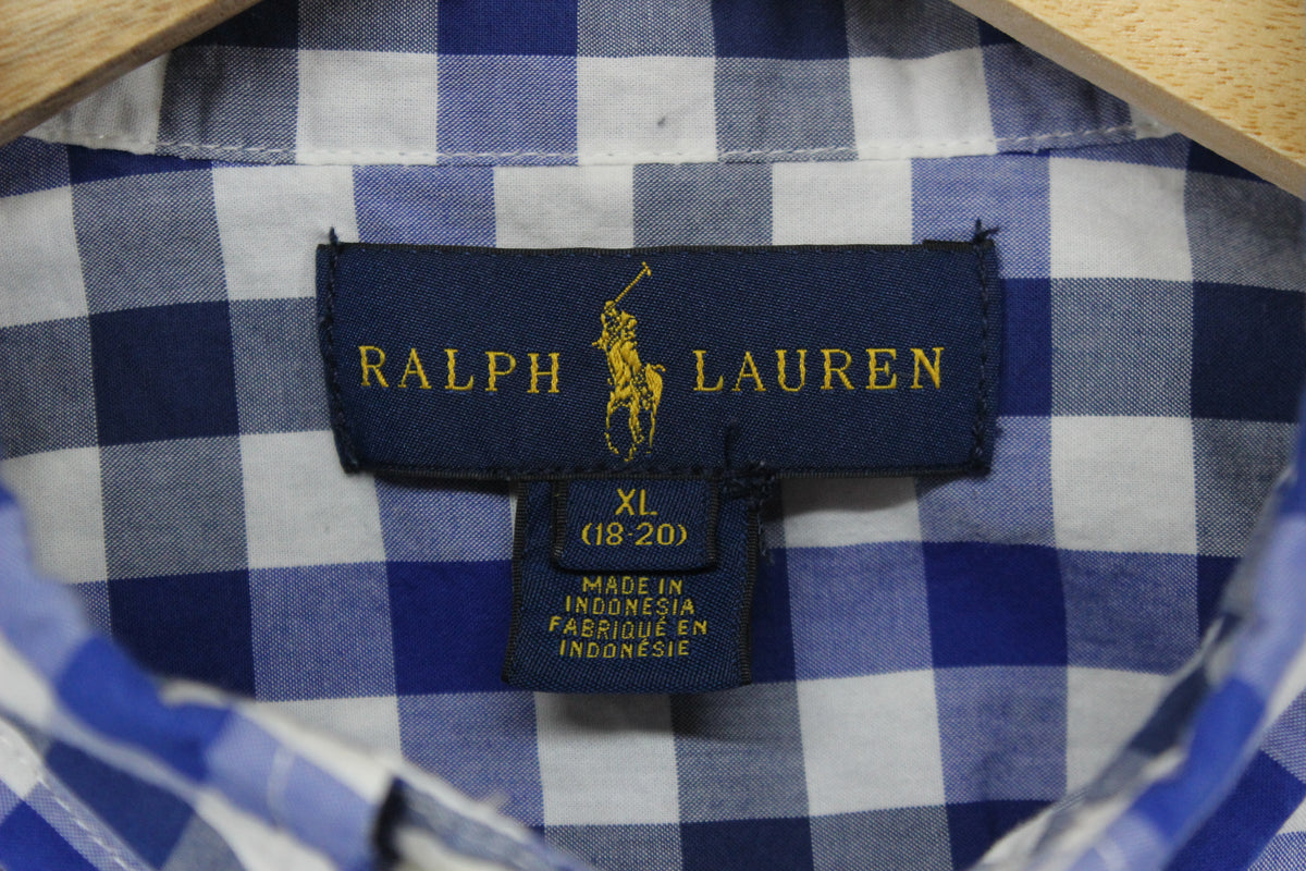 Boys Plaid Shirt Check Long Sleeve
