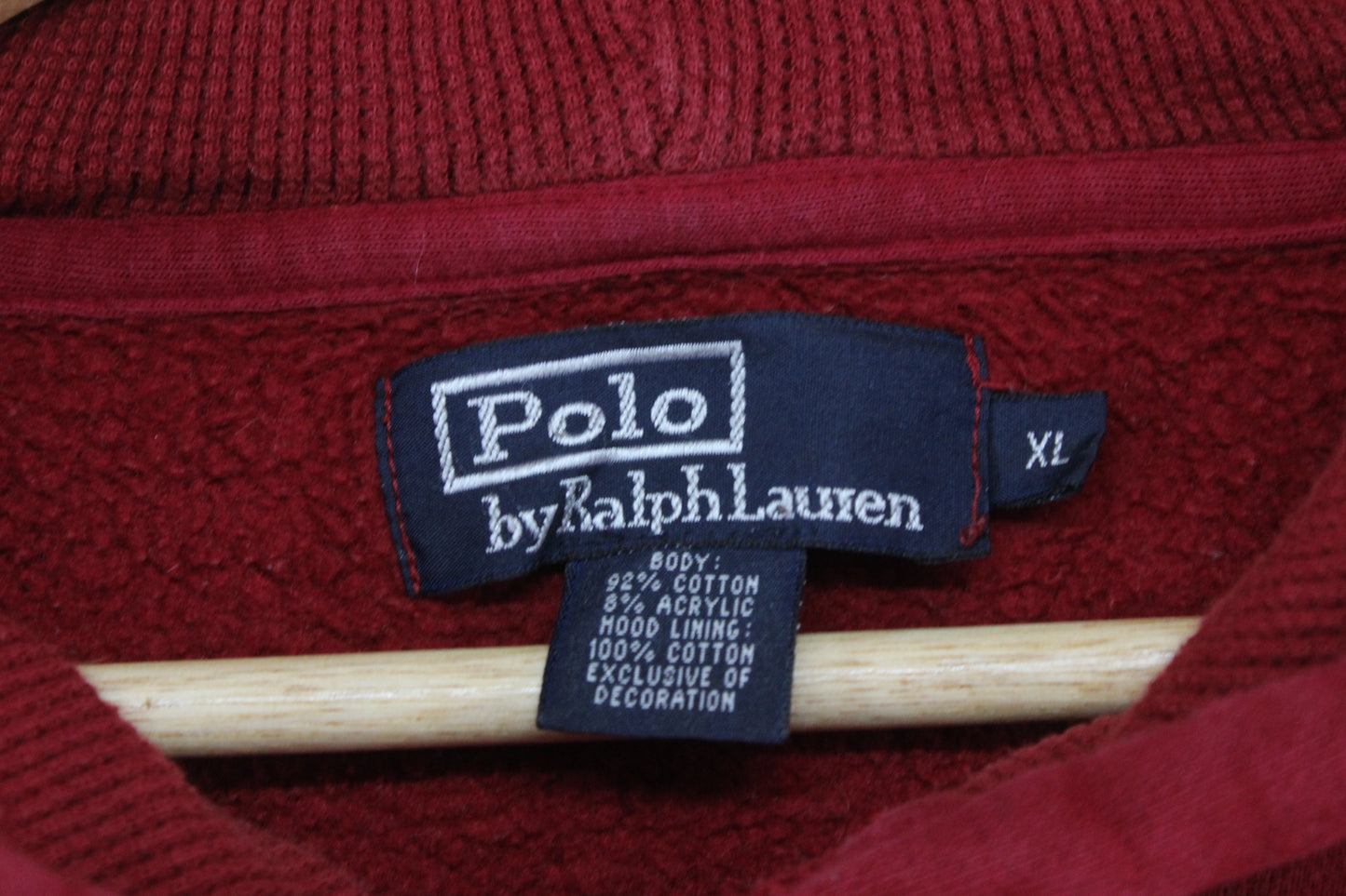 Mens Hoodie Embroidered Big Pony