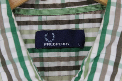 Mens Plaid Shirt Slim Fit Short Sleeve Button Up
