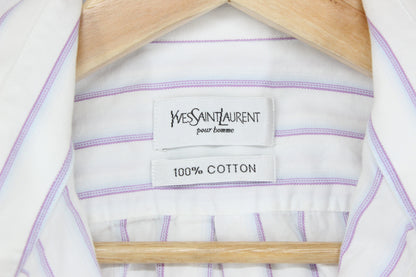 Mens Striped Shirt Formal Classic