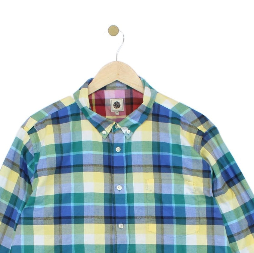 Mens Plaid Shirt Made In Portugal Button Up