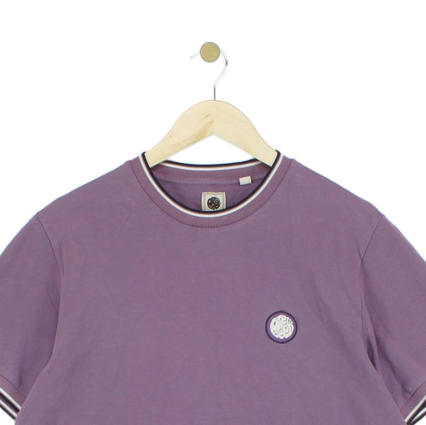 Mens T-Shirt Short Sleeve Pique Cotton