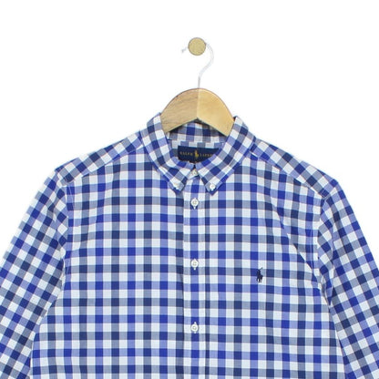Boys Plaid Shirt Check Long Sleeve